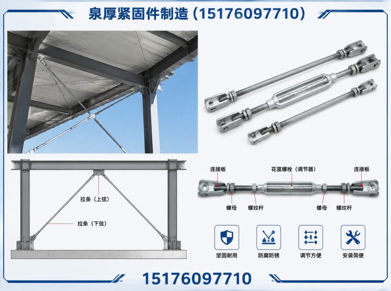武安市钢结构拉条展示图